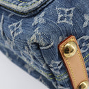 LOUIS VUITTON Monogram Denim Buggy PM Bag Blue M95049 LV Auth ep17172SAV-12