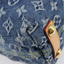 LOUIS VUITTON Monogram Denim Buggy PM Bag Blue M95049 LV Auth ep17172SAV-14