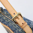 LOUIS VUITTON Monogram Denim Buggy PM Bag Blue M95049 LV Auth ep17172SAV-15