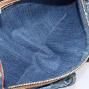 LOUIS VUITTON Monogram Denim Buggy PM Bag Blue M95049 LV Auth ep17172SAV-23