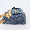 LOUIS VUITTON Monogram Denim Buggy PM Bag Blue M95049 LV Auth ep17172SAV-5