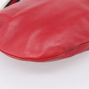 GUCCI Shoulder Bag Leather Red Gold 154401 Auth ep17176A-11