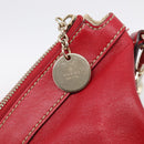 GUCCI Shoulder Bag Leather Red Gold 154401 Auth ep17176A-14