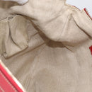 GUCCI Shoulder Bag Leather Red Gold 154401 Auth ep17176A-20