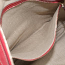 GUCCI Shoulder Bag Leather Red Gold 154401 Auth ep17176A-22