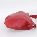GUCCI Shoulder Bag Leather Red Gold 154401 Auth ep17176A-5