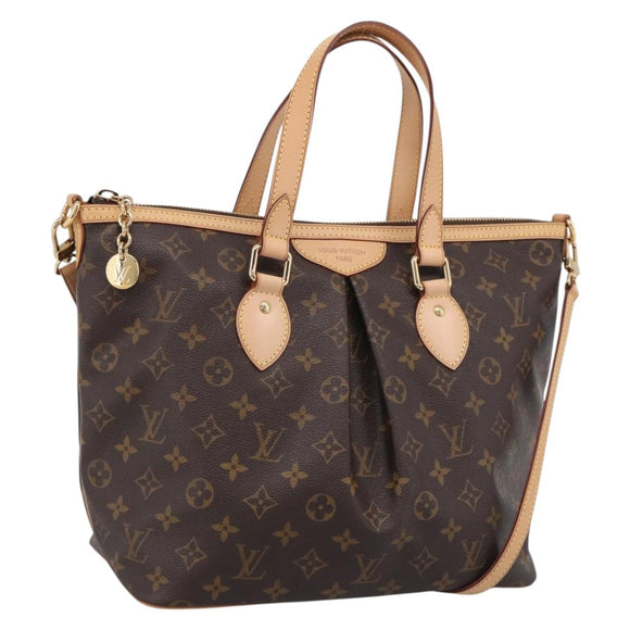 LOUIS VUITTON Monogram Palermo PM Tote Bag M40145 LV Auth ep17177V