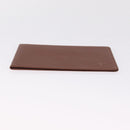 LOUIS VUITTON Pass Case Leather 4 Set Brown LV Auth ep17184-14