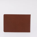 LOUIS VUITTON Pass Case Leather 4 Set Brown LV Auth ep17184-19