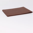 LOUIS VUITTON Pass Case Leather 4 Set Brown LV Auth ep17184-21
