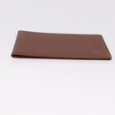 LOUIS VUITTON Pass Case Leather 4 Set Brown LV Auth ep17184-22
