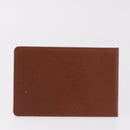 LOUIS VUITTON Pass Case Leather 4 Set Brown LV Auth ep17184-27