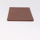 LOUIS VUITTON Pass Case Leather 4 Set Brown LV Auth ep17184-28