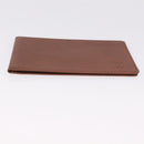 LOUIS VUITTON Pass Case Leather 4 Set Brown LV Auth ep17184-30