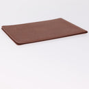 LOUIS VUITTON Pass Case Leather 4 Set Brown LV Auth ep17184-5