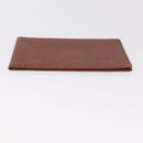 LOUIS VUITTON Pass Case Leather 4 Set Brown LV Auth ep17184-6