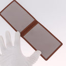 LOUIS VUITTON Pass Case Leather 4 Set Brown LV Auth ep17184-8
