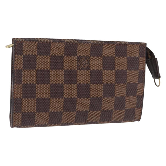 LOUIS VUITTON Damier Ebene Marais Pouch Pouch LV Auth ep17185