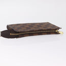 LOUIS VUITTON Damier Ebene Marais Pouch Pouch LV Auth ep17185-6