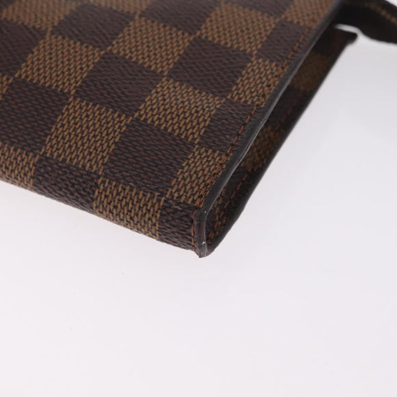 LOUIS VUITTON Damier Ebene Marais Pouch Pouch LV Auth ep17185