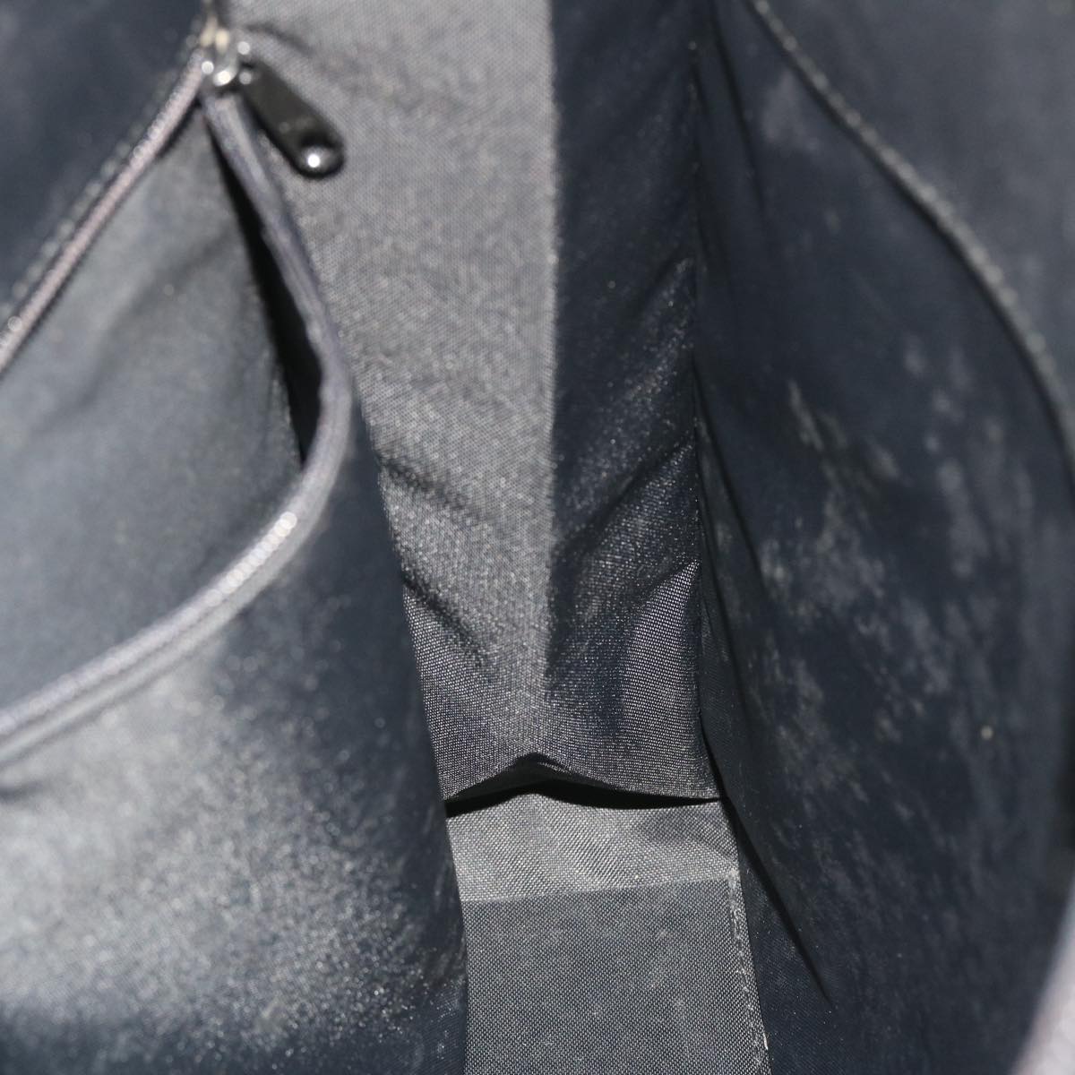 Burberrys Blue Label Tote Bag Nylon Black Auth ep1733
