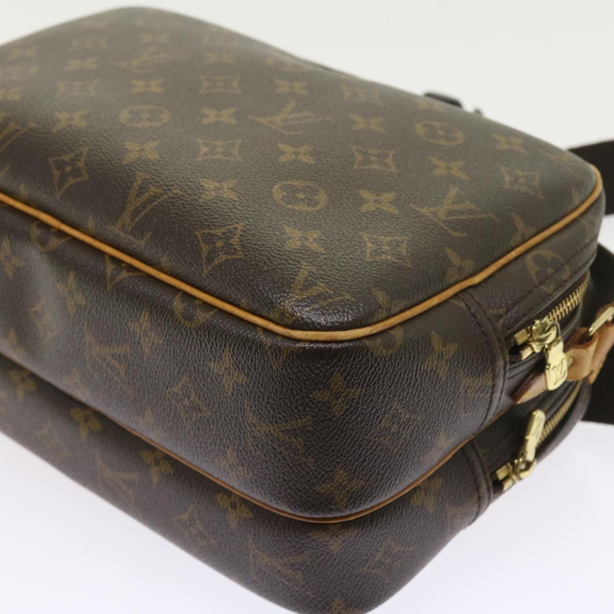 LOUIS VUITTON Monogram Reporter PM Shoulder Bag M45254 LV Auth ep1739