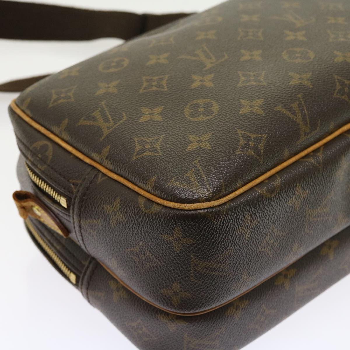 LOUIS VUITTON Monogram Reporter PM Shoulder Bag M45254 LV Auth ep1739