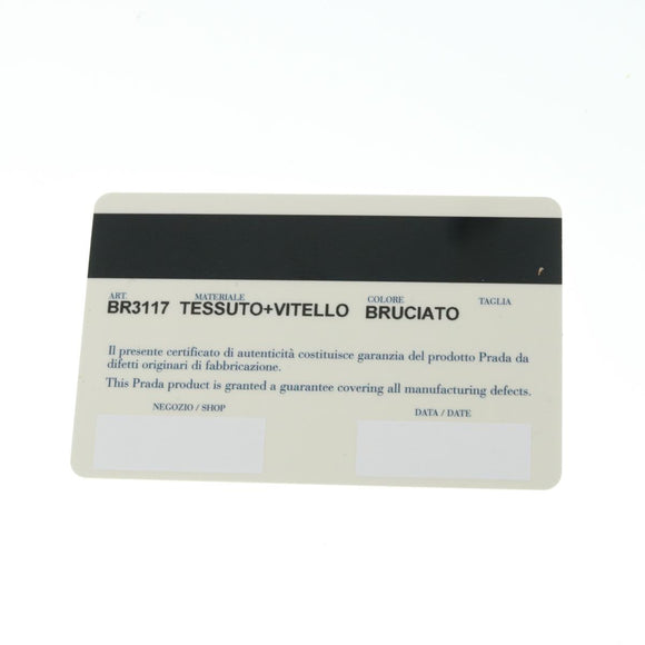 PRADA Shoulder Bag Nylon Leather Green Auth ep1747