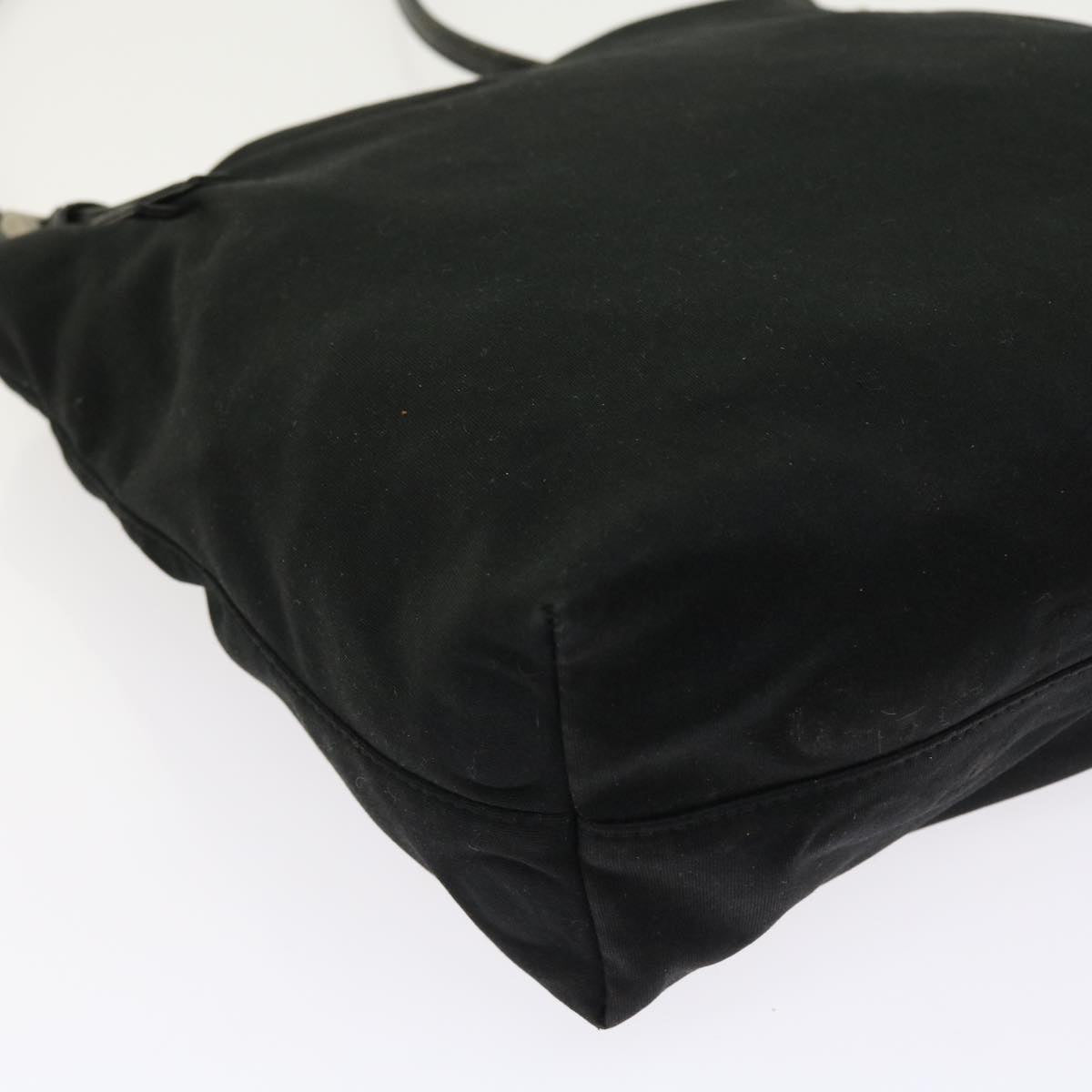 FENDI Shoulder Bag Nylon Black Auth ep1772