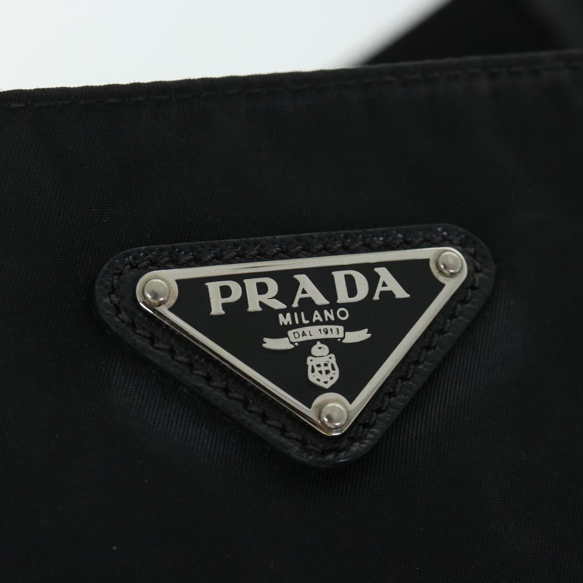 PRADA Shoulder Bag Nylon Black Auth ep1789