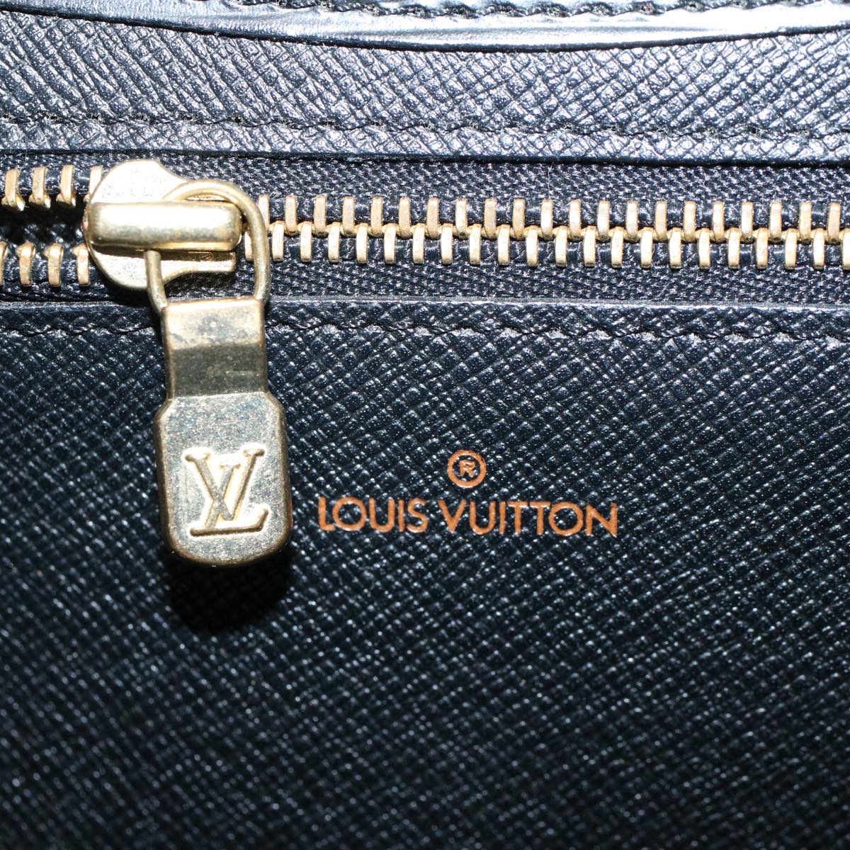 LOUIS VUITTON Epi Art Deco Clutch Bag Black M52632 LV Auth ep1831