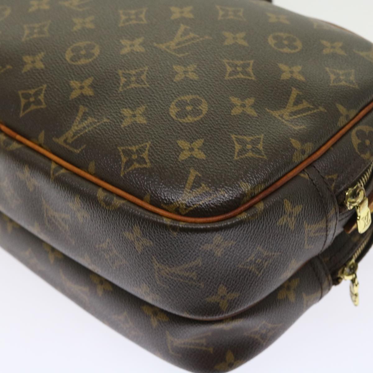 LOUIS VUITTON Monogram Reporter PM Shoulder Bag M45254 LV Auth ep1857