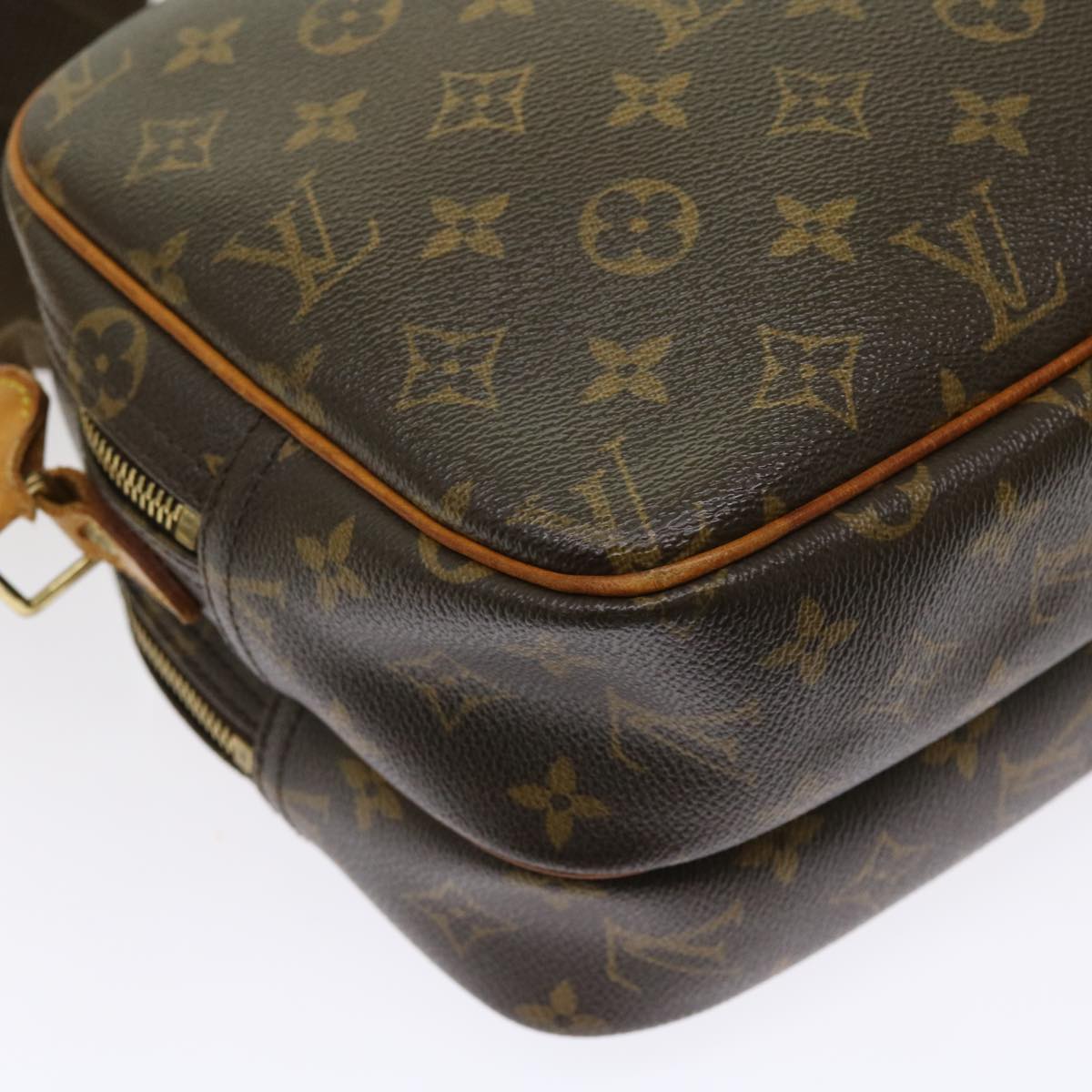 LOUIS VUITTON Monogram Reporter PM Shoulder Bag M45254 LV Auth ep1857