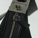 GUCCI Shoulder Bag Canvas Leather Black Auth ep1875-9