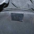 GUCCI Shoulder Bag Canvas Leather Black Auth ep1875-20