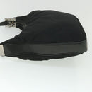 GUCCI Shoulder Bag Canvas Leather Black Auth ep1875-4