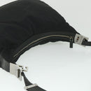 GUCCI Shoulder Bag Canvas Leather Black Auth ep1875-6