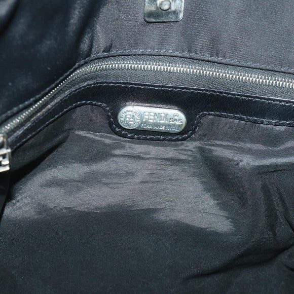 FENDI Tote Bag Nylon Black Auth ep1931