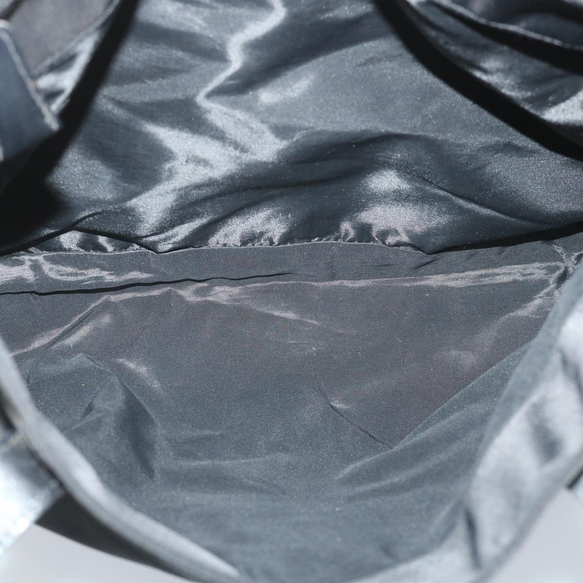 FENDI Tote Bag Nylon Black Auth ep1931