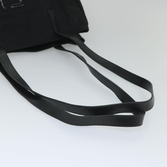 FENDI Tote Bag Nylon Black Auth ep1931