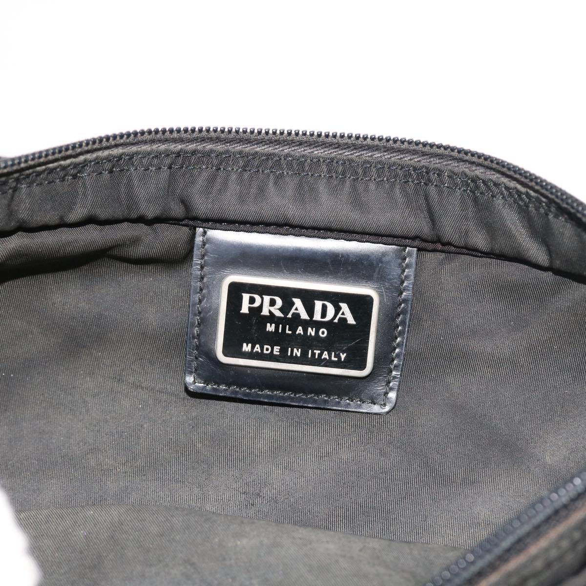 PRADA Shoulder Bag Nylon Black Auth ep1956