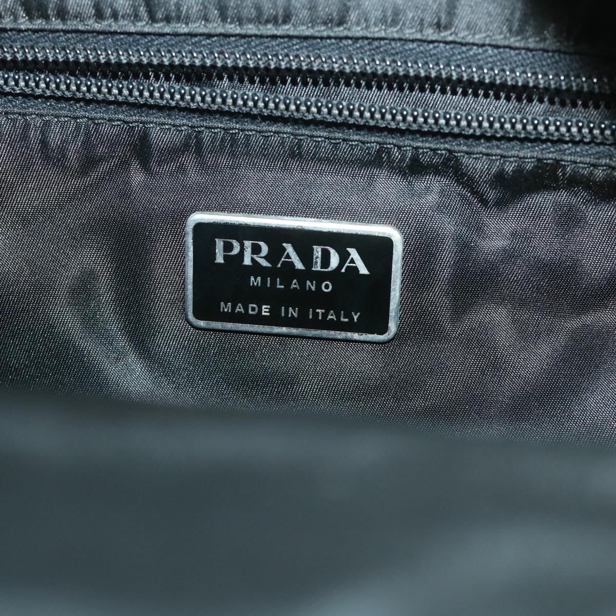 PRADA Hand Bag Nylon Black Auth ep2020