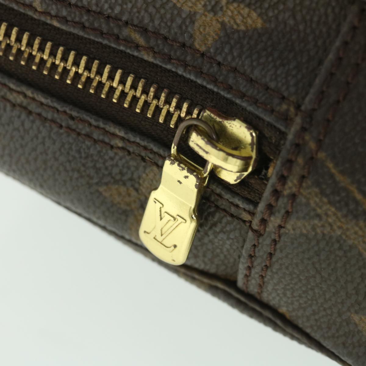 LOUIS VUITTON Monogram Trousse Toilette 23 Clutch Bag M47524 LV Auth ep2064