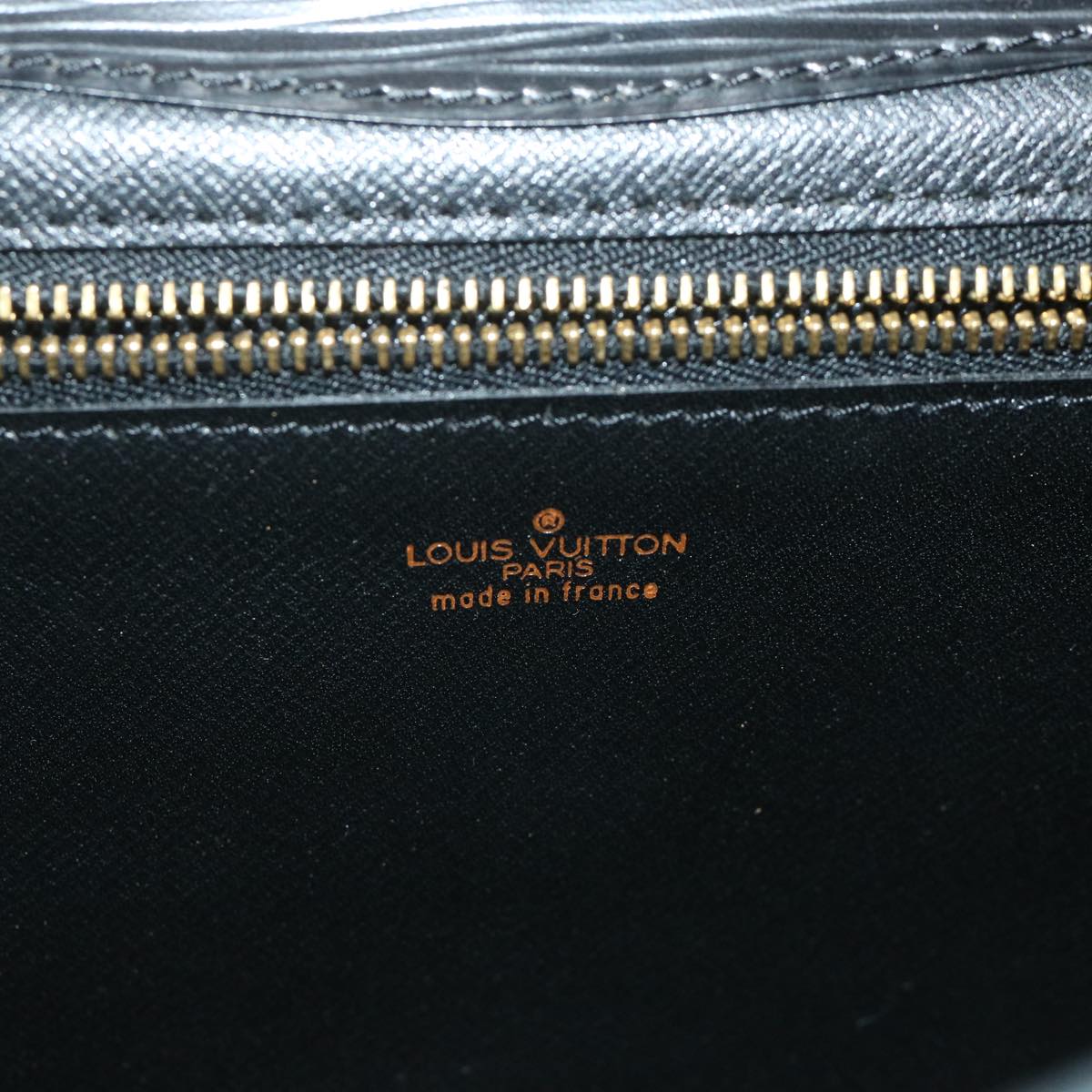 LOUIS VUITTON Epi Montaigne 27 Clutch Bag Black M52652 LV Auth ep2068