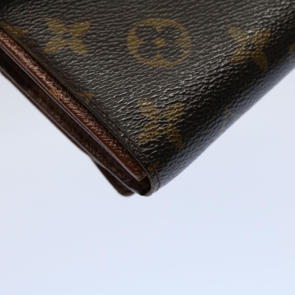 LOUIS VUITTON Monogram Porte Monnaie Zip Long Wallet M61727 LV Auth ep2076