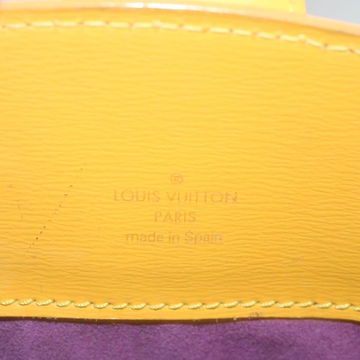 LOUIS VUITTON Epi Cluny Shoulder Bag Yellow M52259 LV Auth ep2094