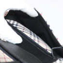 BURBERRY Nova Check Hand Bag Nylon Canvas Beige Auth ep2098-18