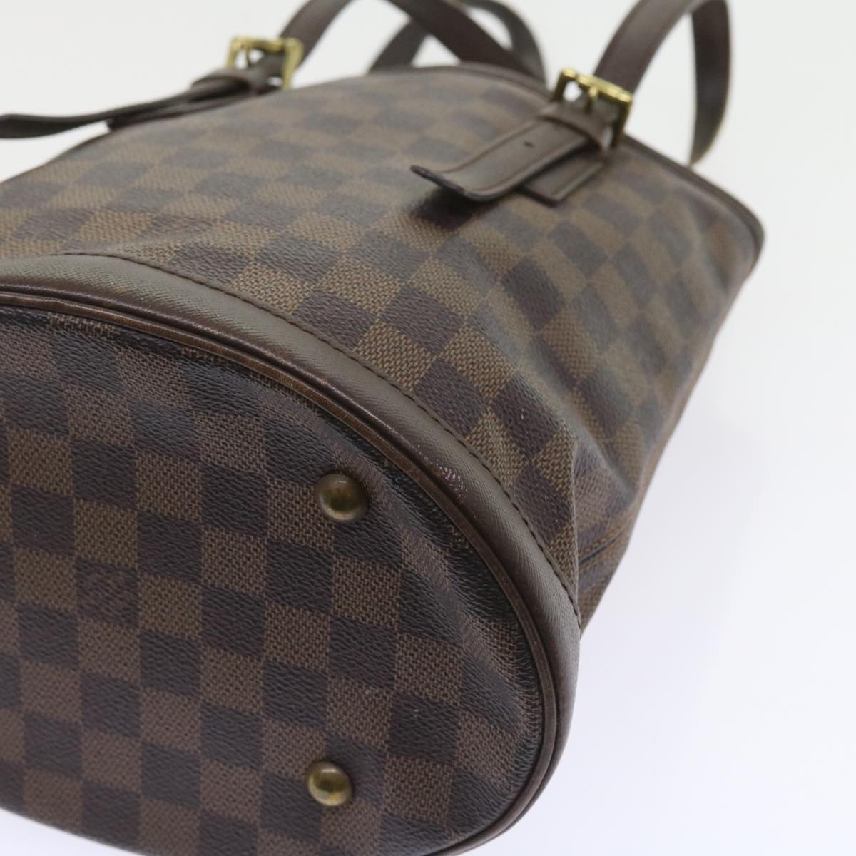 LOUIS VUITTON Damier Ebene Marais Shoulder Bag N42240 LV Auth ep2106