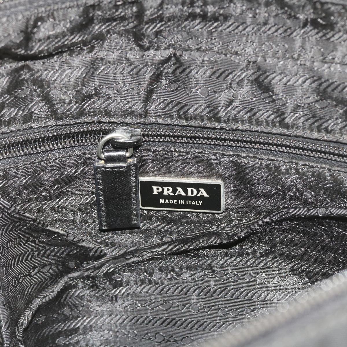 PRADA Shoulder Bag Nylon Black Auth ep2120