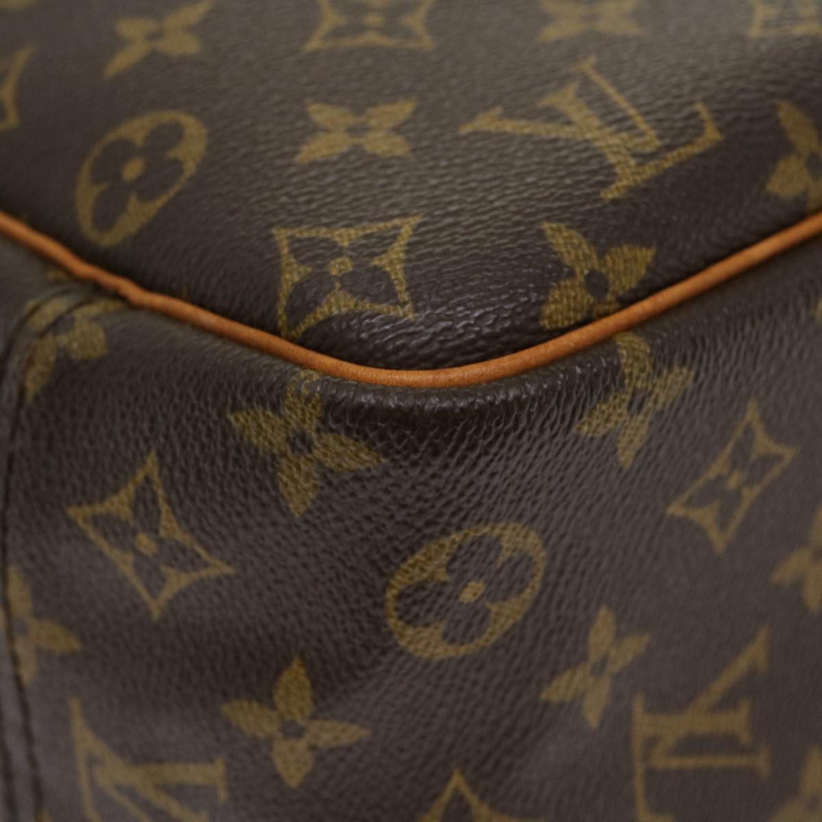 LOUIS VUITTON Monogram Deauville Hand Bag M47270 LV Auth ep213